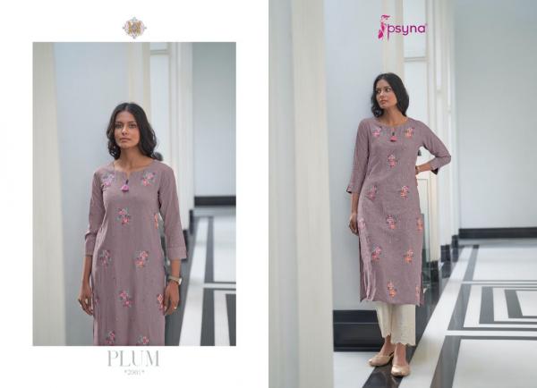 Psyna Plum Vol 2 Rayon Fancy Designer Kurti Collection